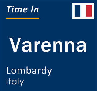 Current local time in Varenna, Lombardy, Italy