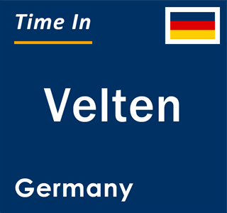 Current local time in Velten, Germany