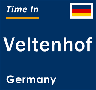Current local time in Veltenhof, Germany