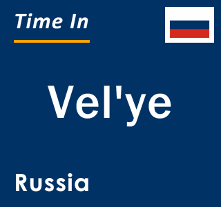 Current local time in Vel'ye, Russia