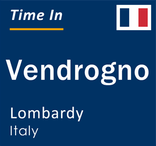 Current local time in Vendrogno, Lombardy, Italy