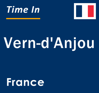Current local time in Vern-d'Anjou, France