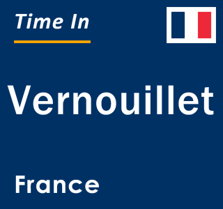 Current local time in Vernouillet, France