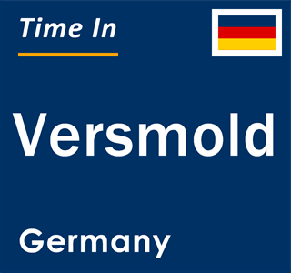 Current local time in Versmold, Germany