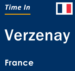 Current local time in Verzenay, France