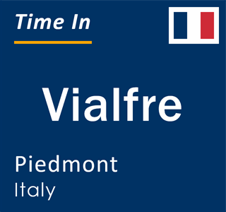 Current local time in Vialfre, Piedmont, Italy