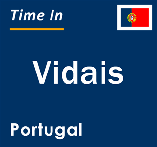 Current local time in Vidais, Portugal