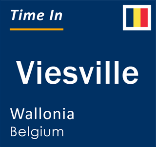 Current local time in Viesville, Wallonia, Belgium