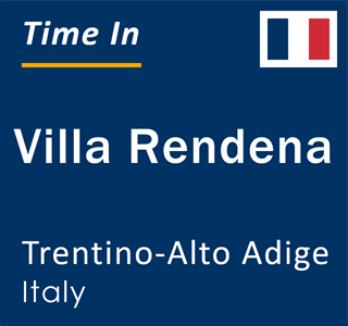 Current local time in Villa Rendena, Trentino-Alto Adige, Italy