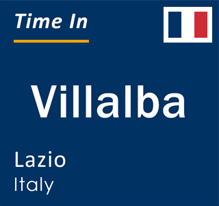 Current local time in Villalba, Lazio, Italy