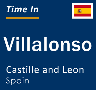 Current local time in Villalonso, Castille and Leon, Spain