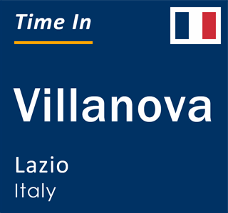 Current local time in Villanova, Lazio, Italy