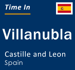 Current local time in Villanubla, Castille and Leon, Spain