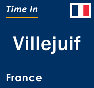 Current local time in Villejuif, France