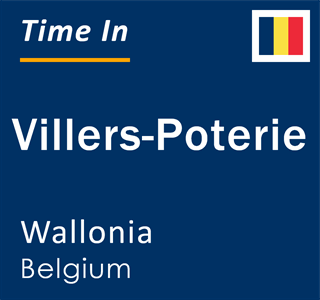 Current local time in Villers-Poterie, Wallonia, Belgium