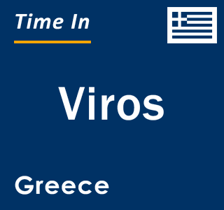Current local time in Viros, Greece