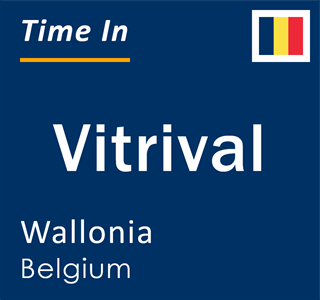 Current local time in Vitrival, Wallonia, Belgium