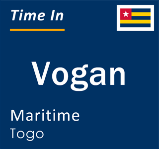 Current local time in Vogan, Maritime, Togo