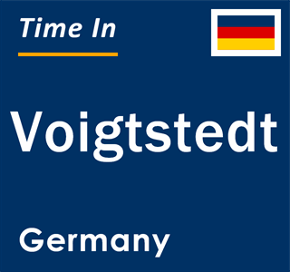 Current local time in Voigtstedt, Germany