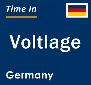 Current local time in Voltlage, Germany