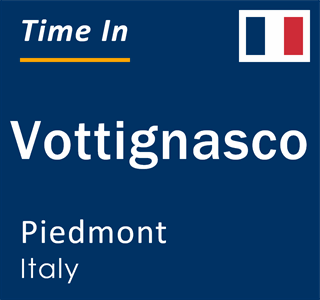 Current local time in Vottignasco, Piedmont, Italy