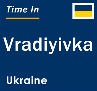 Current local time in Vradiyivka, Ukraine