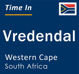 Current local time in Vredendal, Western Cape, South Africa