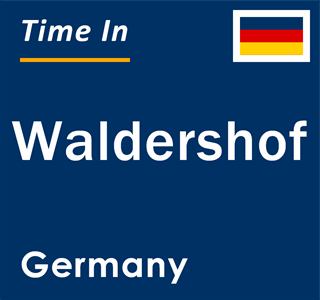 Current local time in Waldershof, Germany
