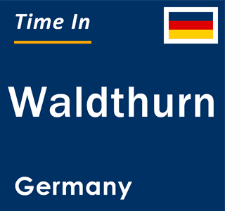 Current local time in Waldthurn, Germany