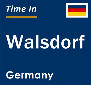 Current local time in Walsdorf, Germany