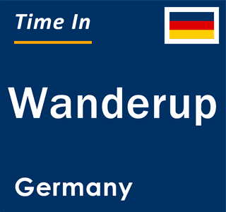 Current local time in Wanderup, Germany