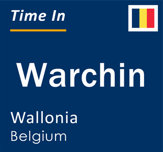 Current local time in Warchin, Wallonia, Belgium