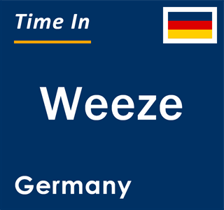Current local time in Weeze, Germany