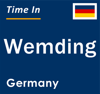 Current local time in Wemding, Germany