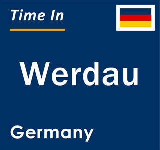 Current local time in Werdau, Germany