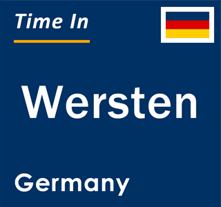 Current local time in Wersten, Germany