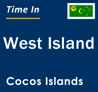 Current local time in West Island, Cocos Islands