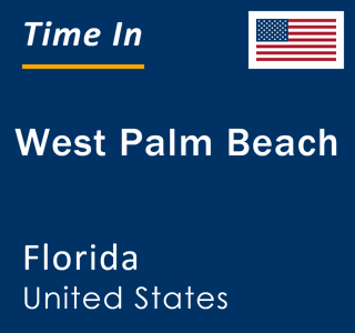 Current Local Time in West Palm Beach, Florida, United States