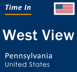 Current local time in West View, Pennsylvania, United States
