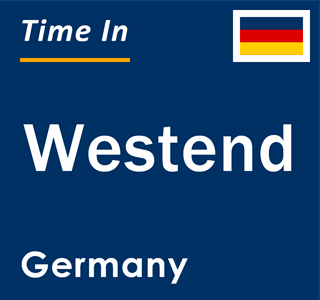Current local time in Westend, Germany
