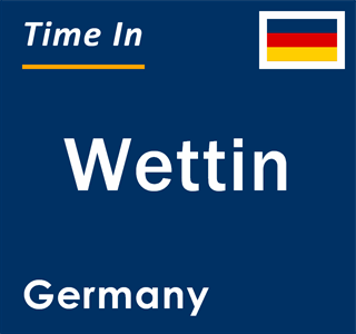 Current local time in Wettin, Germany