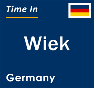 Current local time in Wiek, Germany