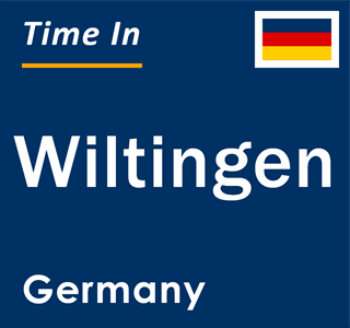 Current local time in Wiltingen, Germany