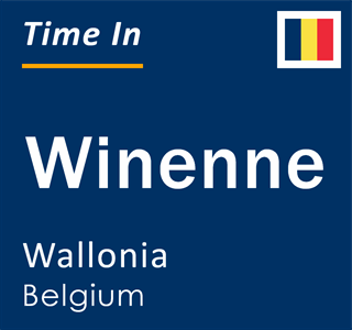 Current local time in Winenne, Wallonia, Belgium