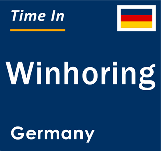 Current local time in Winhoring, Germany