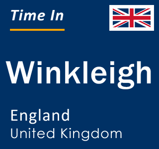 Current local time in Winkleigh, England, United Kingdom