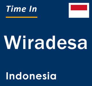 Current local time in Wiradesa, Indonesia