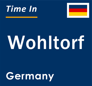 Current local time in Wohltorf, Germany
