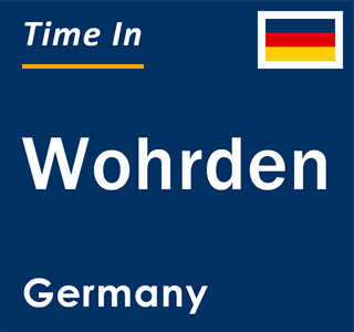 Current local time in Wohrden, Germany