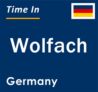 Current local time in Wolfach, Germany